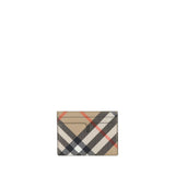 Burberry Beige Cotton Cardholder