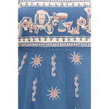 Alemais Blue Linen Casual Dress