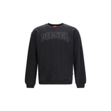 Diesel Black Cotton Sweatshirt