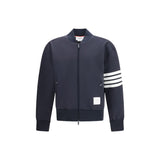 Thom Browne Blue Viscose Bomber