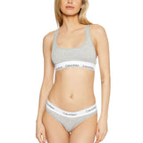 Calvin Klein Underwear Gray Cotton Bra