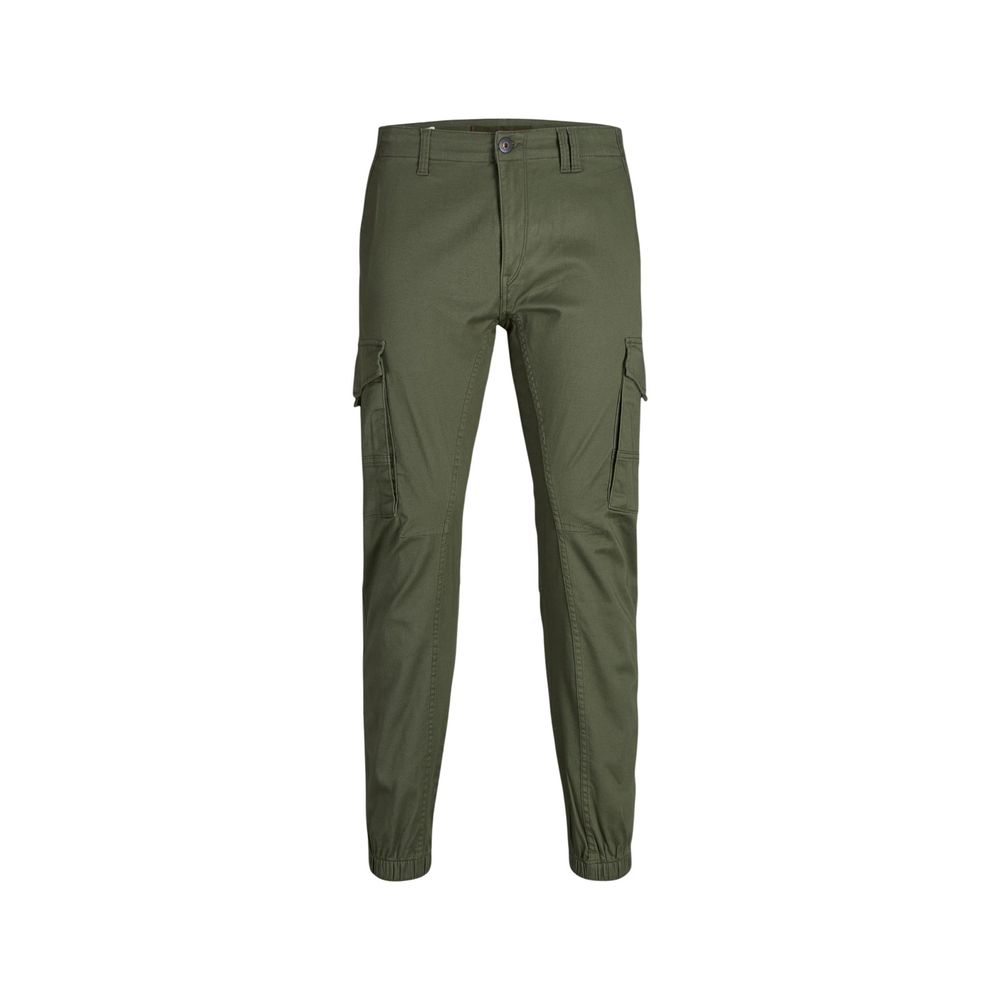 Jack Jones Green Cotton Skinny Pants