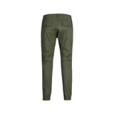 Jack Jones Green Cotton Skinny Pants
