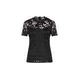 Vila Clothes Black Polyamide T-Shirt