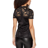 Vila Clothes Black Polyamide T-Shirt