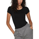 Only Black Cotton T-Shirt