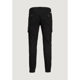Jack Jones Black Cotton Skinny Pants