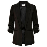 Only Black Polyester Blazer