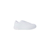 Armani Exchange White Leather Low Top Sneakers