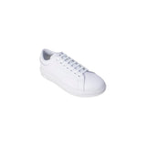 Armani Exchange White Leather Low Top Sneakers