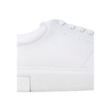 Armani Exchange White Leather Low Top Sneakers