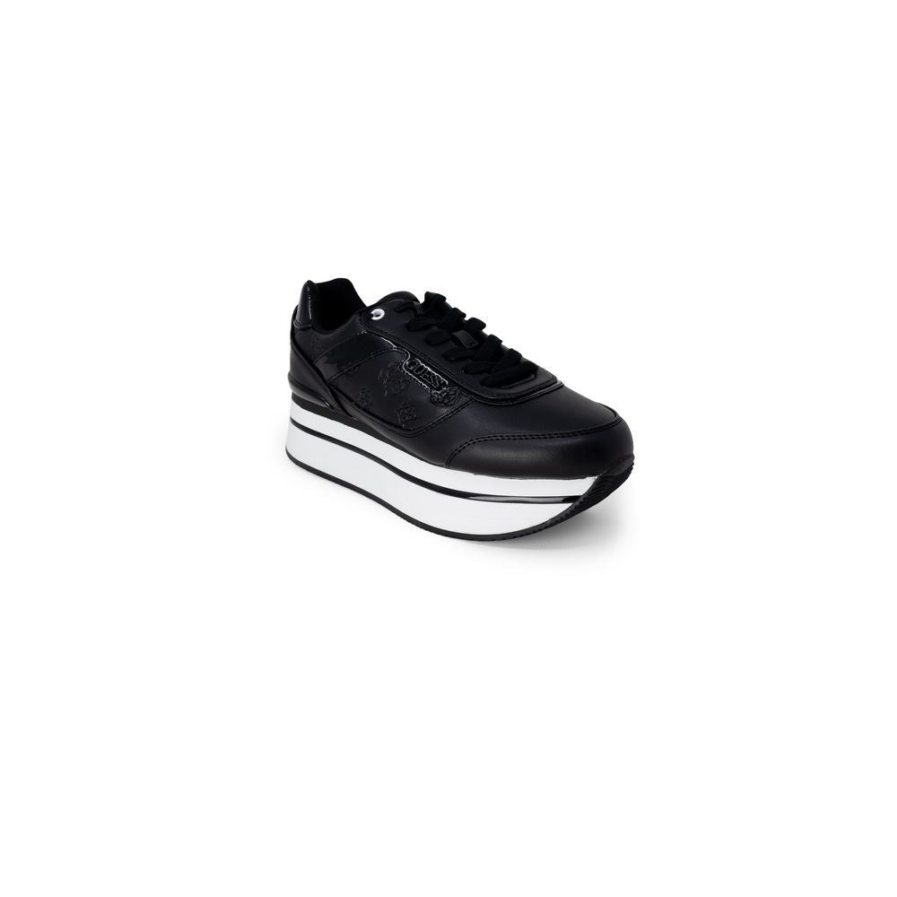 Guess Black Polyethylene Platform Sneakers