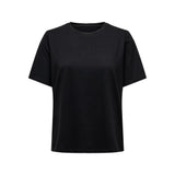 Only Black Cotton T-Shirt