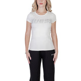 Guess Active Cream Cotton T-Shirt