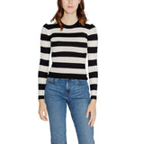 Jacqueline De Yong Black Viscose Pattern Shirt