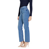 Vero Moda Light Blue Cotton Mom Jeans