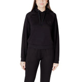 Armani Exchange Black Viscose Hoodie