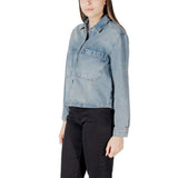 Only Light Blue Cotton Blouse