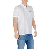 Lyle & Scott White Cotton Polo Shirt