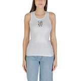 Calvin Klein Jeans White Cotton Top