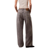 Calvin Klein Jeans Gray Cotton Boyfriend Jeans