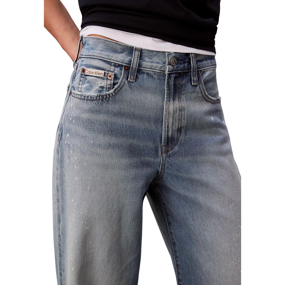 Calvin Klein Jeans Blue Cotton Bootcut Jeans