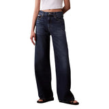 Calvin Klein Jeans Blue Recycled Cotton Bootcut Jeans