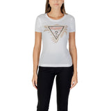 Guess White Cotton T-Shirt