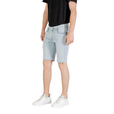 Levi's Light Blue Cotton Bermuda Shorts