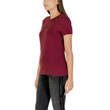 Armani Exchange Bordeaux Cotton T-Shirt