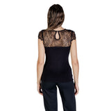 Morgan De Toi Black Viscose Blouse
