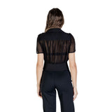 Morgan De Toi Black Polyester Shortsleeve Shirt