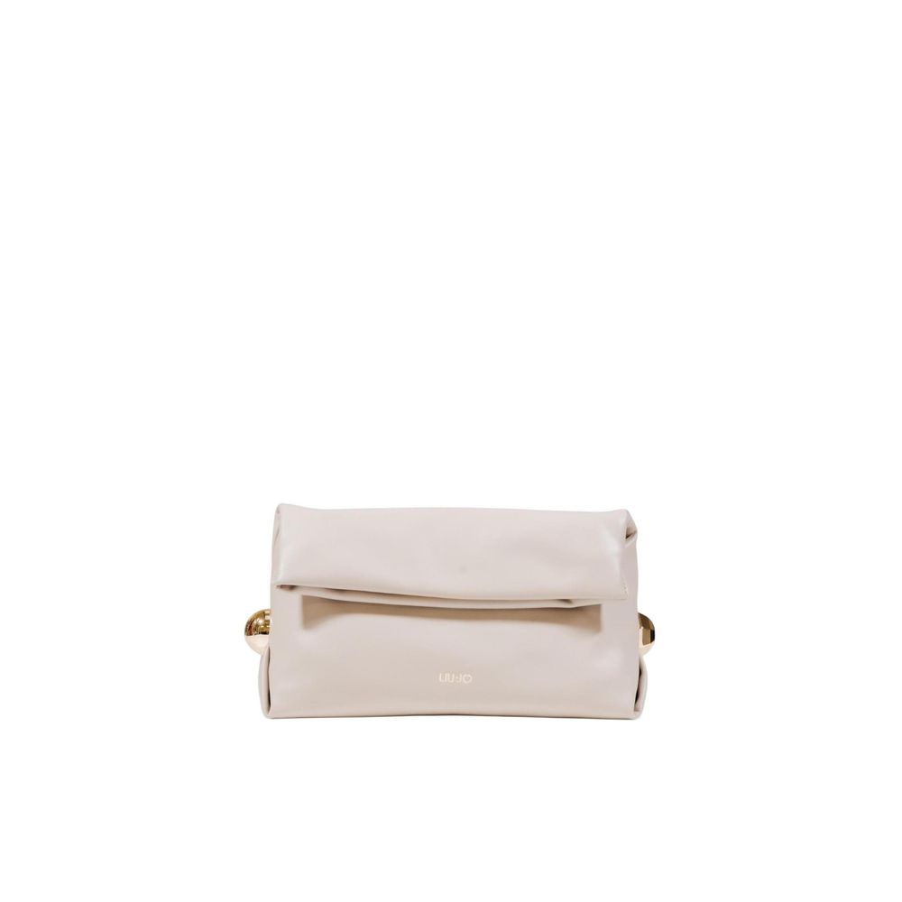 Liu Jo Beige Polyethylene Clutch Bag