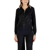 Liu Jo Black And White Viscose Cardigan