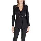 Rinascimento Black Polyester Blazer