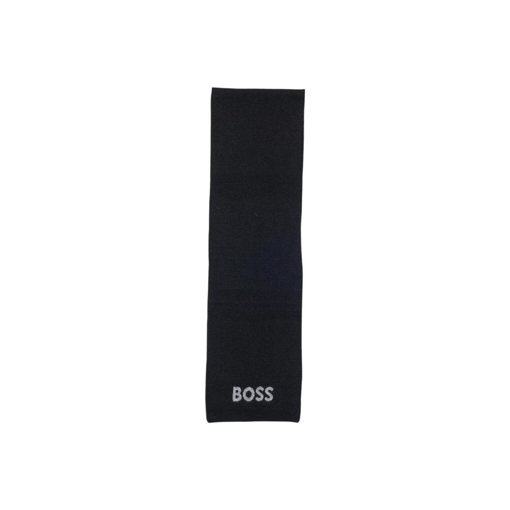 Hugo Boss Black Polyacrylic Scarf