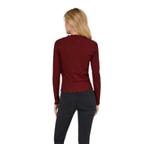 Only Red Organic Cotton Long Sleeve T-Shirt