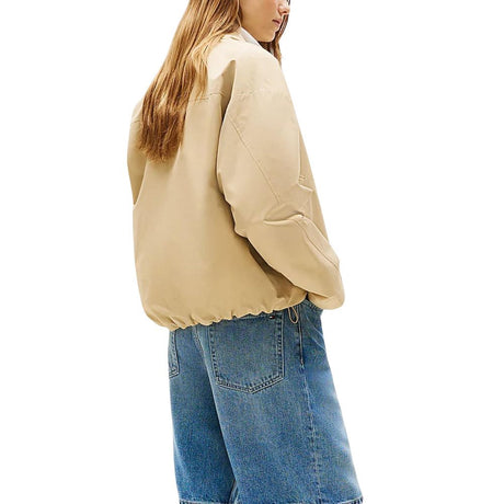 Tommy Hilfiger Beige Cotton Bomber