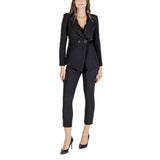 Rinascimento Black Polyester Casual Pants