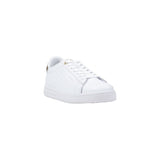 EA7 Emporio Armani White Leather Low Top Sneakers