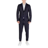 Antony Morato Blue Viscose Dress Pants