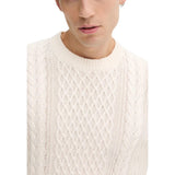 Tommy Hilfiger Jeans Cream Recycled Cotton Sweatshirt
