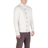 Gianni Lupo Cream Marabou Sweatshirt