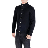 Gianni Lupo Black Marabou Sweatshirt