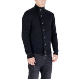 Gianni Lupo Black Marabou Sweatshirt
