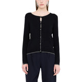 Liu Jo Black Textile Cardigan