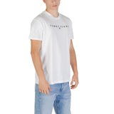 Tommy Hilfiger Jeans White Recycled Cotton T-Shirt
