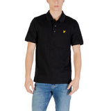 Lyle & Scott Black Cotton Polo Shirt