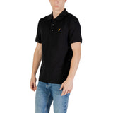 Lyle & Scott Black Cotton Polo Shirt