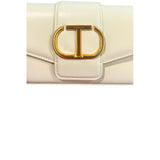 Twinset White Polyethylene Clutch Bag